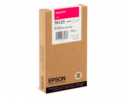 Inkjet Epson gf stylus photo 7450 9450 7400 9400 magenta alta capacidad C13T612300, imagen 3 mini