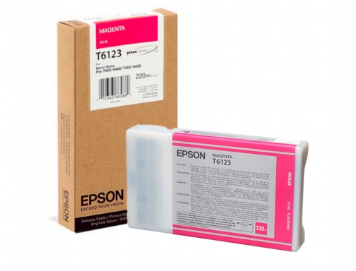 Inkjet Epson gf stylus photo 7450 9450 7400 9400 magenta alta capacidad C13T612300, imagen 5 mini