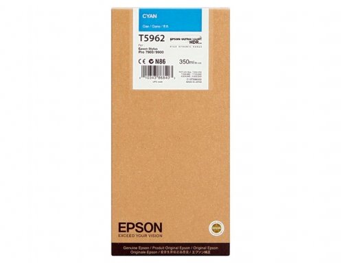 Inkjet Epson gf stylus photo 7900 9900 cian C13T596200, imagen 2 mini