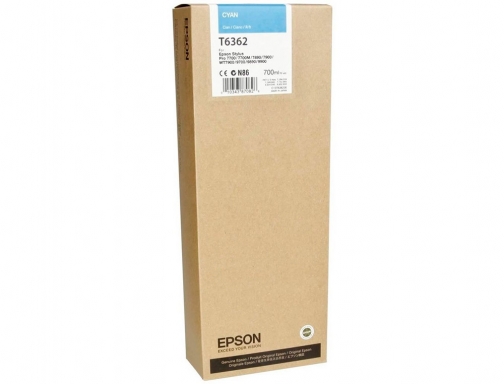 Inkjet Epson gf stylus photo 7900 9900 cian alta capacidad C13T636200, imagen 2 mini