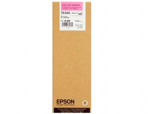 Inkjet Epson gf stylus photo 7900 9900 magenta vivo claro alta capacidad C13T636600, imagen 2 mini