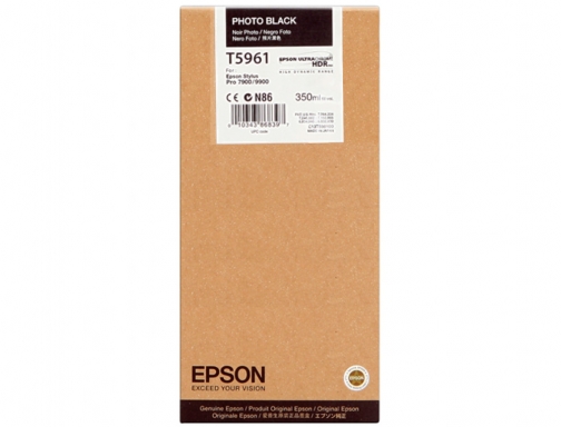 Inkjet Epson gf stylus photo 7900 9900 negro foto C13T596100, imagen 2 mini