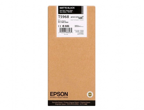 Inkjet Epson gf stylus photo 7900 9900 negro mate C13T59680N, imagen 2 mini