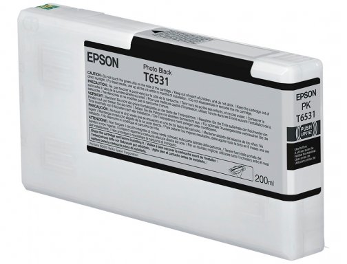 Inkjet Epson gf stylus pro4900 negro foto 200 ml C13T653100, imagen 4 mini