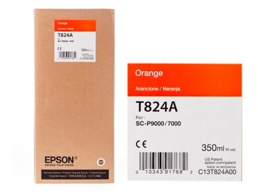 Inkjet Epson gf surecolor serie scp naranja ultrachrome hdx hd 350ml C13T54XA00, imagen 2 mini