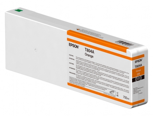 Inkjet Epson gf surecolor serie scp naranja ultrachrome hdx hd 700ml C13T804A00, imagen 4 mini