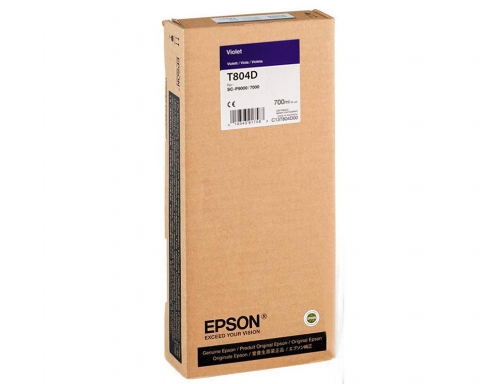 Inkjet Epson gf surecolor serie scp violeta ultrachrome hdx hd 700ml C13T55KD00, imagen 3 mini