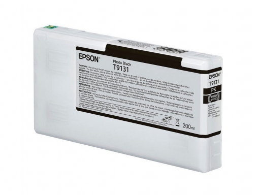 Inkjet Epson t9131 photo negro ink 200ml C13T913100, imagen 3 mini