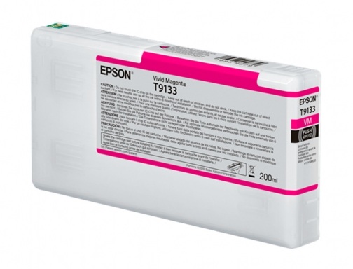 Inkjet Epson t9133 vivid magenta ink 200ml C13T91330N, imagen 3 mini