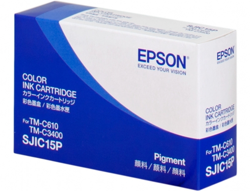 Inkjet Epson tmc 3400 (sjic15p) cmy C33S020464, imagen 2 mini