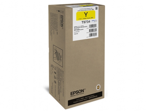 Inkjet Epson workforce pro wfc869r amarillo XL ink supply unit C13T97340N, imagen 2 mini