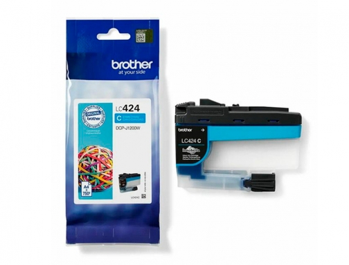 Inkjet Brother LC424C DCP1200w cian 750 paginas, imagen 4 mini