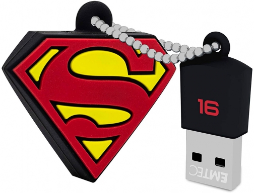 Memoria usb Emtec flash 16 gb usb 2.0 collector superman E172686, imagen 3 mini