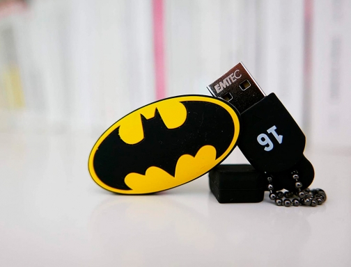 Memoria usb Emtec flash 16 gb usb 2.0 collector batman E172716, imagen 3 mini