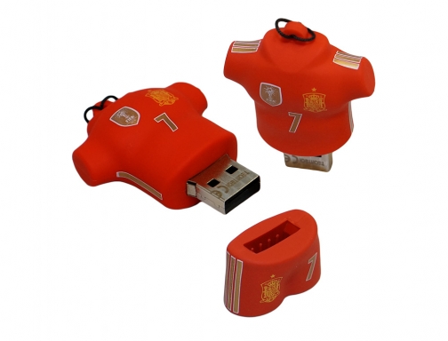 Memoria usb Tech on tech seleccion futbol espaa mundial brasil 32 gb TEC5023132, imagen 4 mini