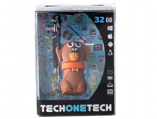 Memoria usb Tech on tech dubby du el perro 32 gb TEC513432, imagen 4 mini