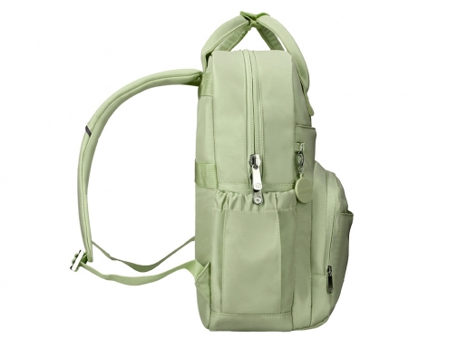 Mochila Antartik diseo casual con asa multibolsillo color verde matcha 410x120x290 mm TK82 , azul, imagen 5 mini