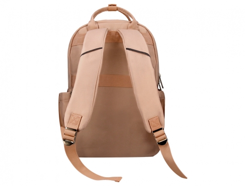 Mochila Antartik diseo casual con asa multibolsillo color beige 410x120x290 mm TK83, imagen 4 mini