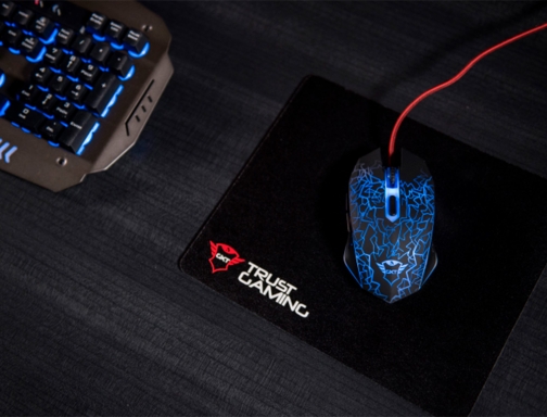 Pack alfombrilla + raton optico Trust gaming gxt783 izza mouse & pad 22736, imagen 4 mini