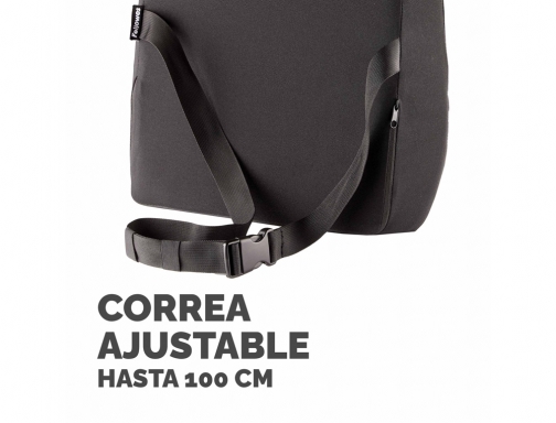 Respaldo ergonomico Fellowes lumbar acolchado breyta comfort color negro 330x380x90 mm 100119852, imagen 4 mini