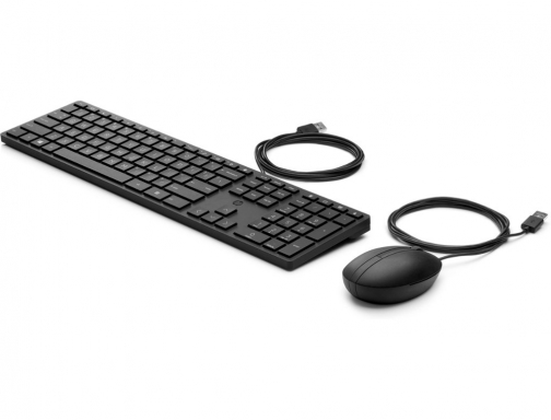 Set teclado + raton HP combo 320mk usb-a longitud 1.8 m color 9SR36AA, imagen 2 mini