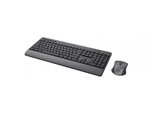 Set teclado + raton Trust trezo inalambrico eco usb micro color negro 24531, imagen 3 mini