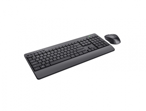 Set teclado + raton Trust trezo inalambrico eco usb micro color negro 24531, imagen 4 mini