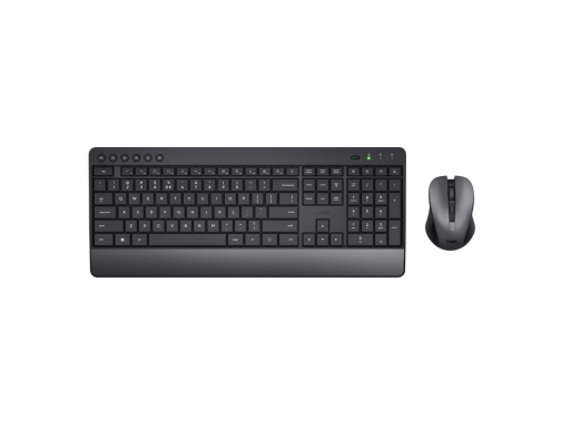 Set teclado + raton Trust trezo inalambrico eco usb micro color negro 24531, imagen 5 mini