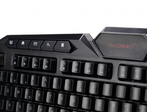 Set teclado y raton Q-connect gaming con cable e iluminacion led color KF10080, imagen 5 mini