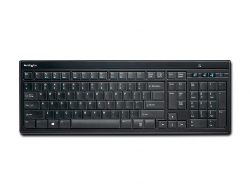 Teclado Kensington fino advance fit inalambrico color negro 430x151x16,7 mm K72344ES, imagen 2 mini