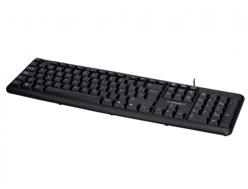 Teclado Qconnect con cable 1,35 mt color negro KF10075, imagen 5 mini