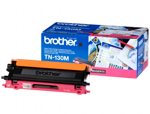 Toner Brother TN130M hl4040cn 4050cdn 4070cdw DCP9040 9045 MFC9440 9840 magenta 1.500@5%, imagen 2 mini