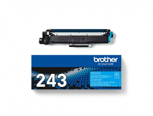 Toner Brother TN243C DCP-l3510cdw hl- l3270cdw MFC-l3710cw cian 1000 paginas, imagen 4 mini