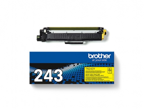 Toner Brother TN243Y DCP-l3510cdw hl- l3270cdw MFC-l3710cw amarillo 1000 paginas, imagen 4 mini