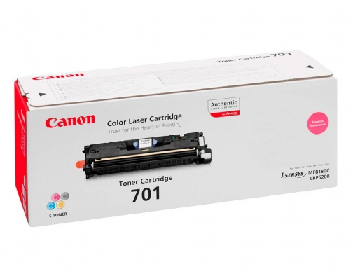 Toner Canon 701mh LBP5200 mf8100 mf8180 magenta 9285A003, imagen 2 mini