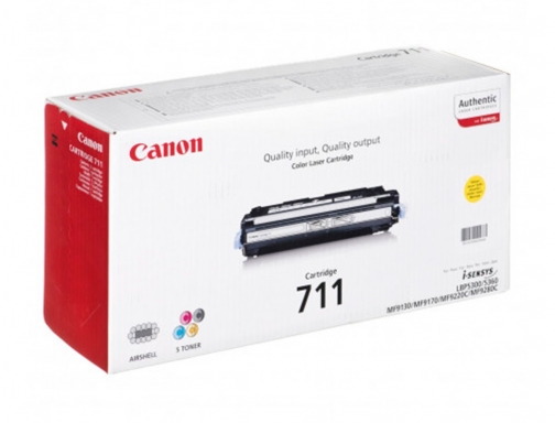 Toner Canon 711y LBP5300 LBP5360 amarillo 1657B002, imagen 3 mini