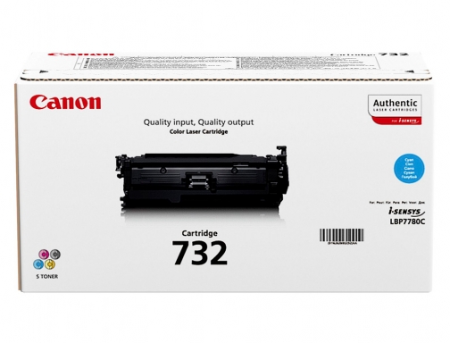 Toner Canon 732c LBP7780 cian 6262B002, imagen 3 mini