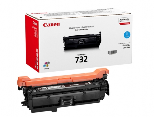 Toner Canon 732c LBP7780 cian 6262B002, imagen 5 mini