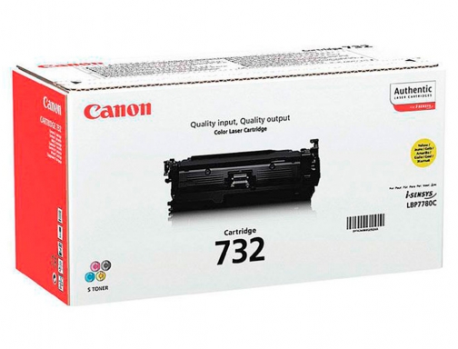 Toner Canon 732y LBP7780 amarillo 6260B002, imagen 2 mini