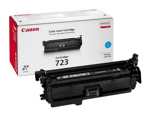 Toner Canon laser crg 723 cyan 5000 pag 2643B002, imagen 2 mini