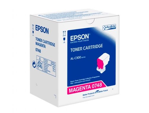 Toner Epson C13S050748 magenta 8800 paginas, imagen 2 mini