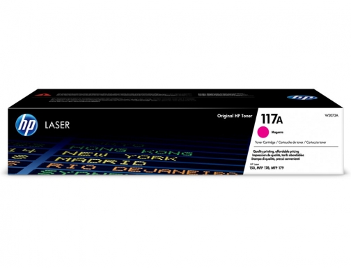 Toner HP 117a laser color 150a 150nw 178nw 178nwg 179fnw magenta 700 W2073A, imagen 2 mini