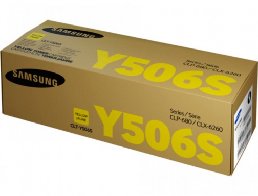 Toner HP Samsung CLP680nd cLX6260 series amarillo SU524A, imagen 2 mini