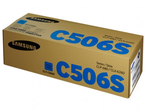 Toner HP Samsung CLP680nd cLX6260 series cian SU047A, imagen 2 mini