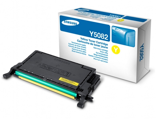 Toner HP Samsung toner laser CLP620nd 670nd amarillo 2.000 paginas SU533A, imagen 3 mini