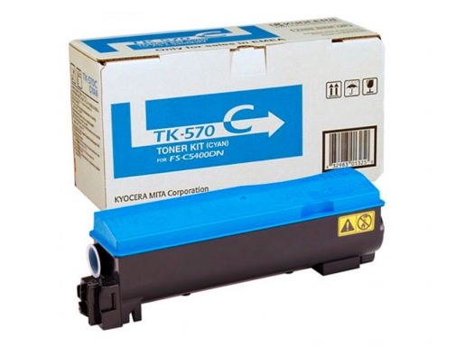 Toner Kyocera laser tk570c para fs5400 cian 1T02HGCEU0, imagen 4 mini