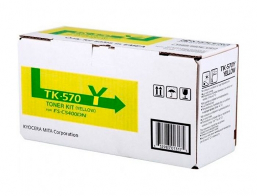 Toner Kyocera laser tk570y para fs5400 amarillo 1T02HGAEU0, imagen 2 mini