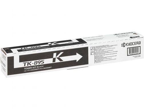 Toner Kyocera mita fsc 8020mcp 8025mcp c8520 c8525 laser negro tk895k 1T02K00NL0, imagen 2 mini