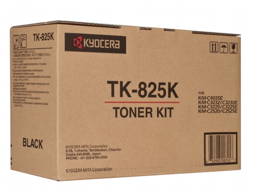 Toner Kyocera mita kmc2520 3225 3232 tk825k negro 1T02FZ0EU0, imagen 2 mini