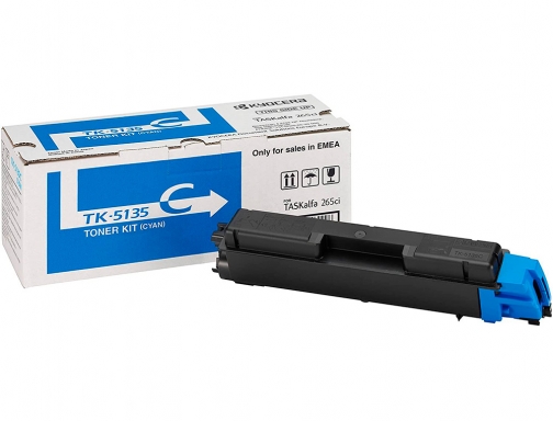 Toner Kyocera mita taskalfa 265ci toner cian 1T02PACNL0, imagen 4 mini